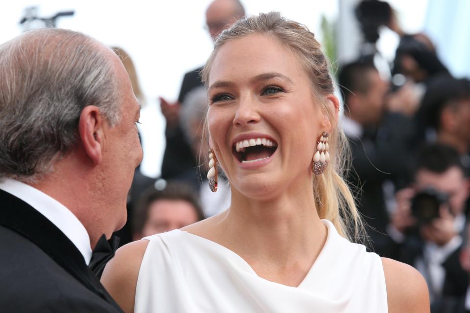 CANNES, FRANCE - MAY 13:  Bar Refaeli attends the opening ceremony and premiere of 'La Tete Haute' ('Standing Tall') during the 68th annual Cannes Film Festival on May 13, 2015 in Cannes, France.  (Photo by Gisela Schober/Getty Images)