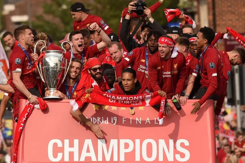 Van Dijk led Liverpool to a 2019 Champions League title