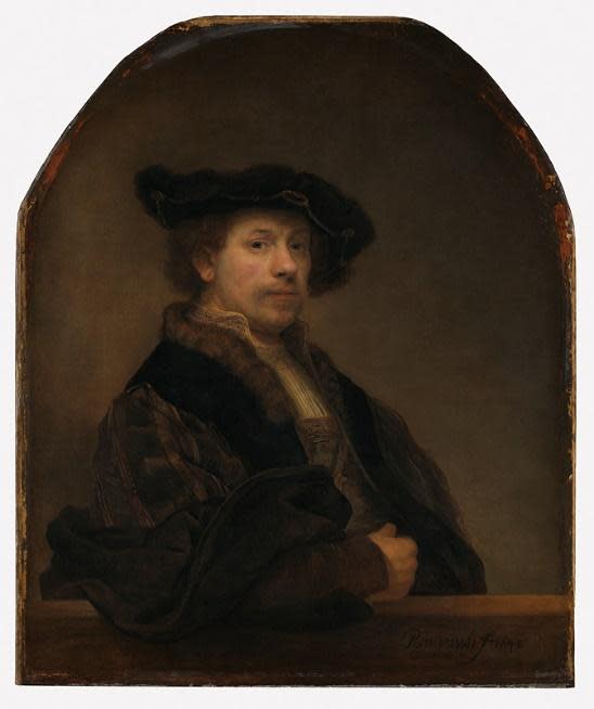 The Argus: Rembrandt's self Portrait at the Age of 34