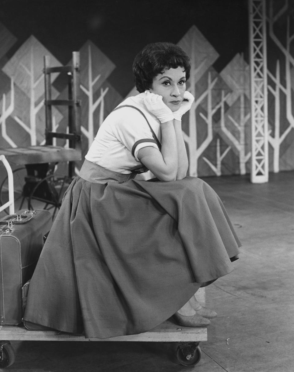 Chita Rivera onstage in 1955