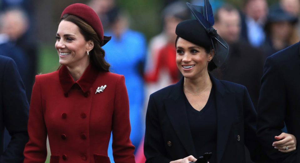 The Duchess of Sussex faced harsh criticism and comparison to her sister-in-law the Duchess of Cambridge after releasing a video for Archie Mountbatten-Windsor's first birthday (Getty Images). 