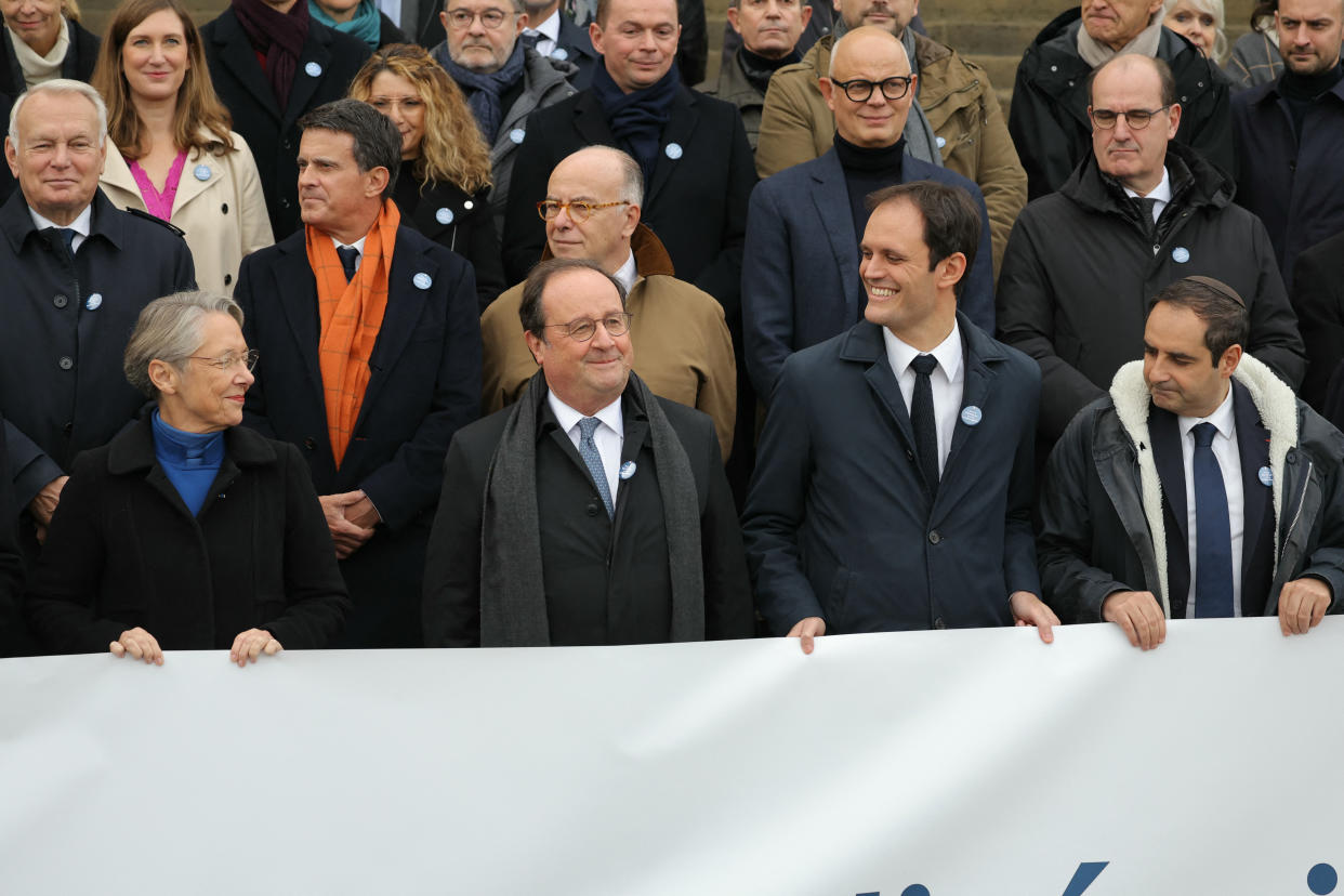 De Manuel Valls à Jean Castex, en passant par Edouard Philippe, les anciens Premiers ministres ont connu des destins différents après leur départ de Matignon. (Photo Thomas SAMSON / POOL / AFP)
