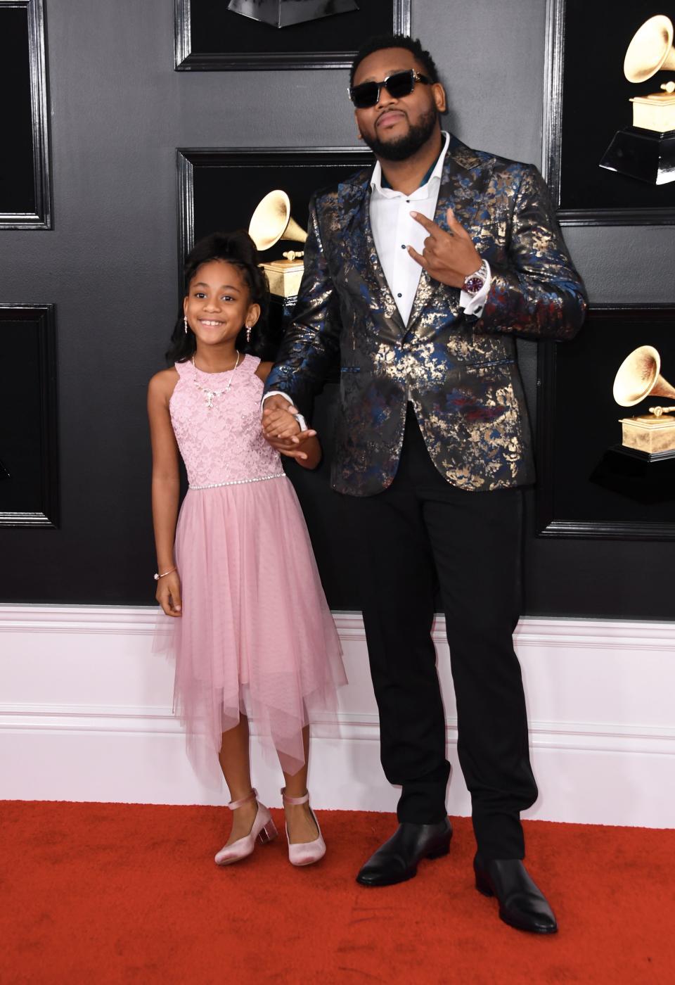 Producer Boi-1da and his daughter.