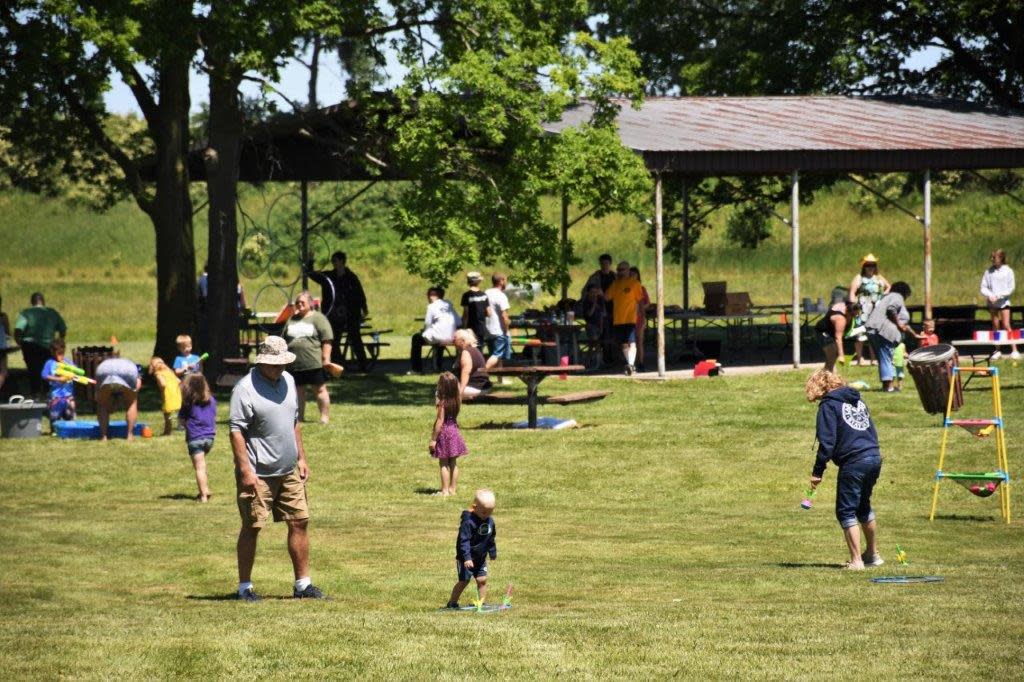 Plenty of Luna Pier residents showed up for the Summer Smash. Provided by James Gardner