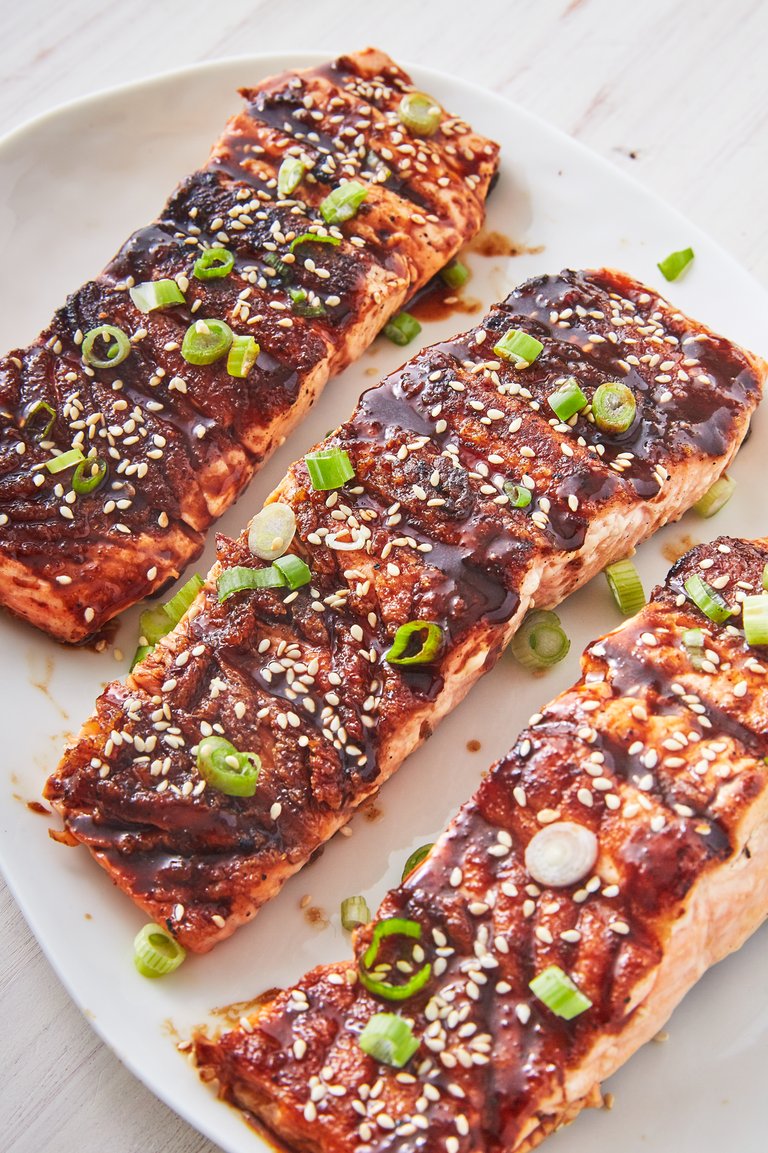 Asian BBQ Grilled Salmon