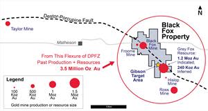 Grey Fox - Gibson Target Area Within the Southeast Trending Flexure of the DPFZ