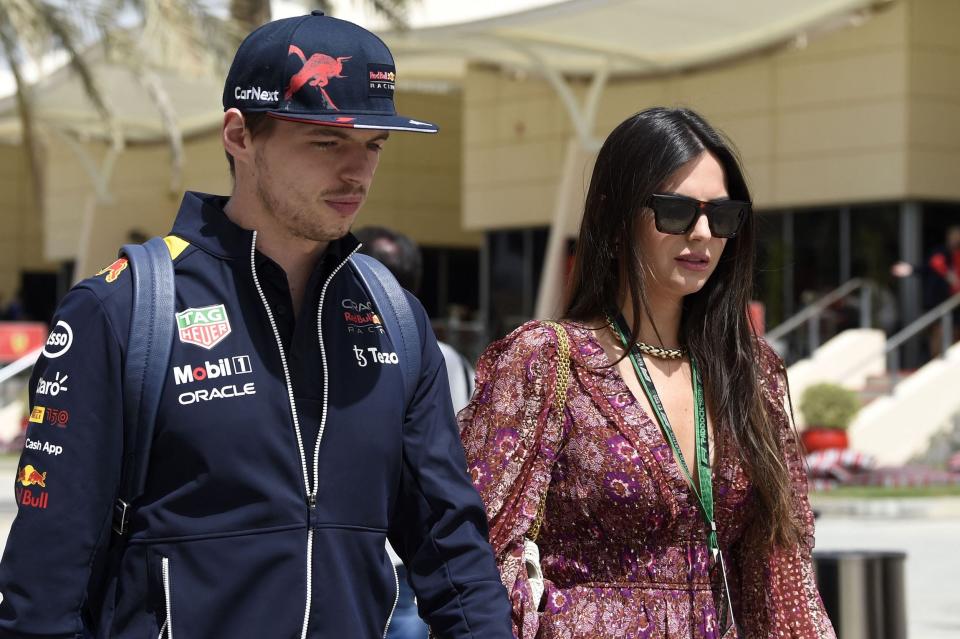 Max Verstappen and Kelly Piquet.