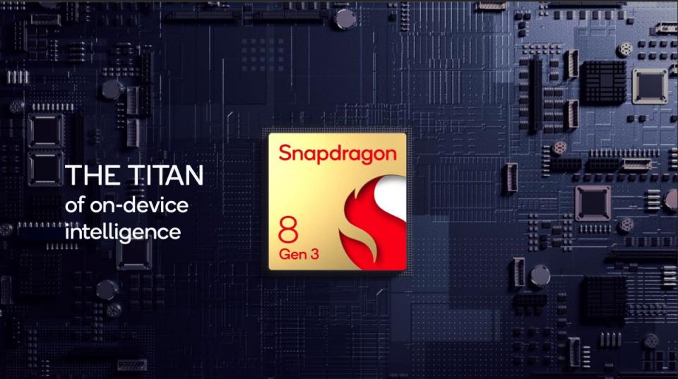 ▲定位下一代旗艦處理器的Snapdragon 8 Gen 3