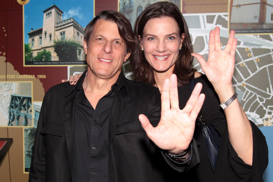 Leonard Nimoy's Son Adam Marries Star Trek Actress Terry Farrell on His Late Father's Birthday