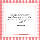 <p>“Being a parent wasn’t just about bearing a child. It was about bearing witness to its life.” </p>