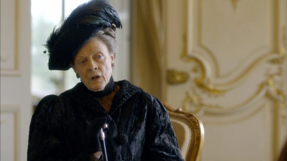 maggie smith downton abbey