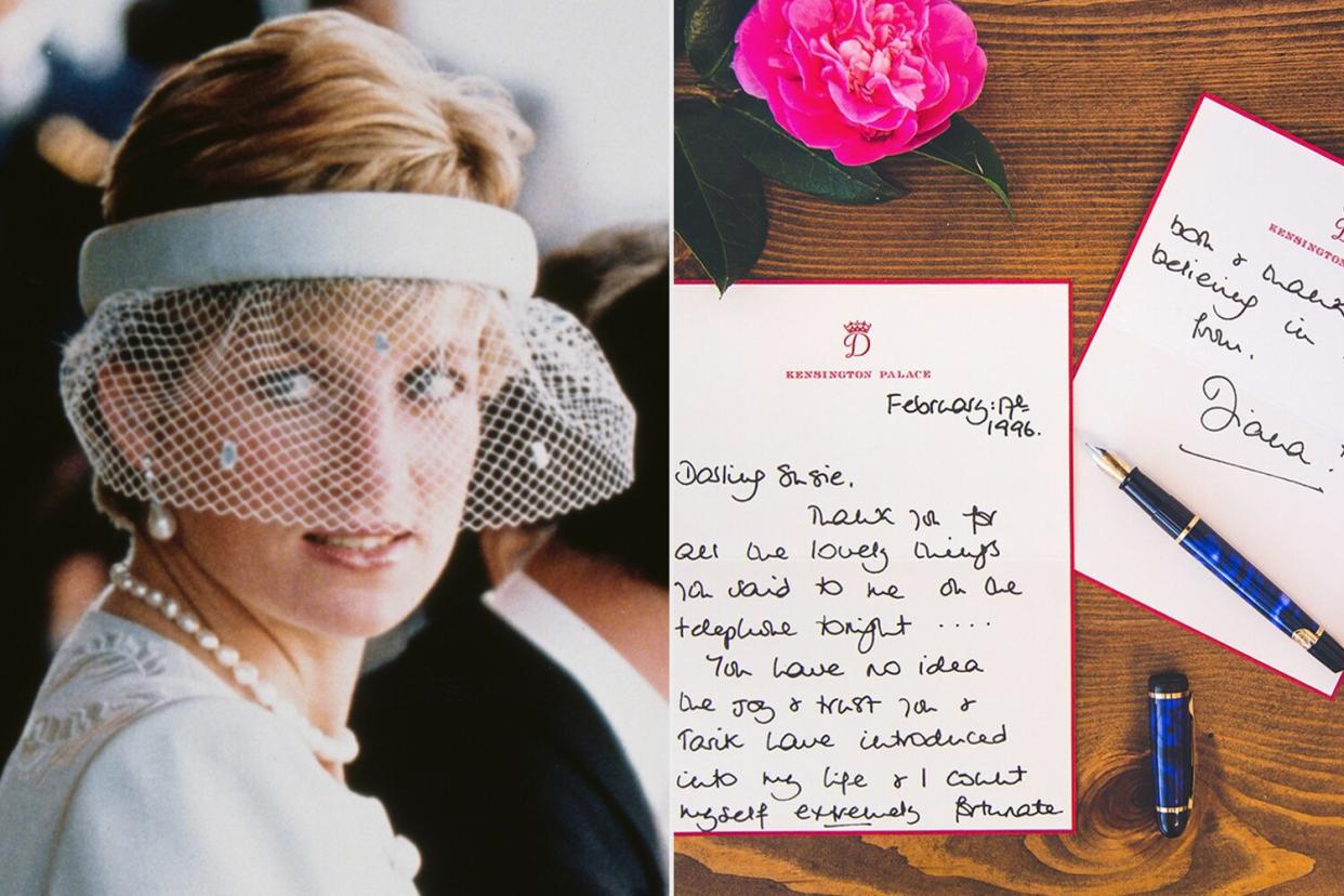 Princess Diana letters up for auction