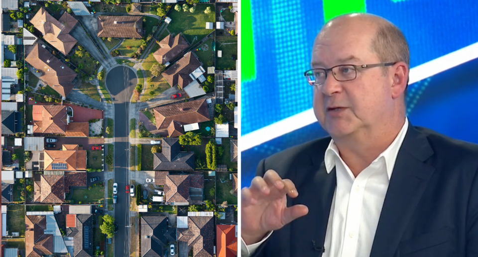 Australian homes next to economist Warren Hogan