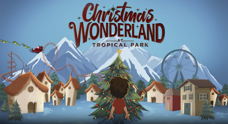 Entre los mejores eventos festivos para la Navidad de 2023 en Miami está Christmas Wonderland en Tropical Park.