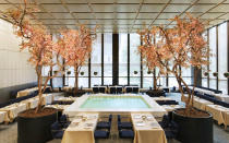 The Four Seasons Pool Room.