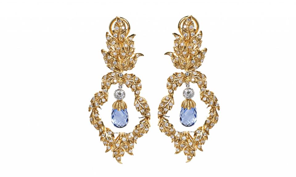 <p>Brio Pendant Earrings, $47,000, visit <a rel="nofollow noopener" href="http://us.buccellati.com/en/high-jewelry/unica/brio-pendant-earrings" target="_blank" data-ylk="slk:buccellati.com;elm:context_link;itc:0;sec:content-canvas" class="link ">buccellati.com</a> or call +1 212.308.2900 for more information </p>