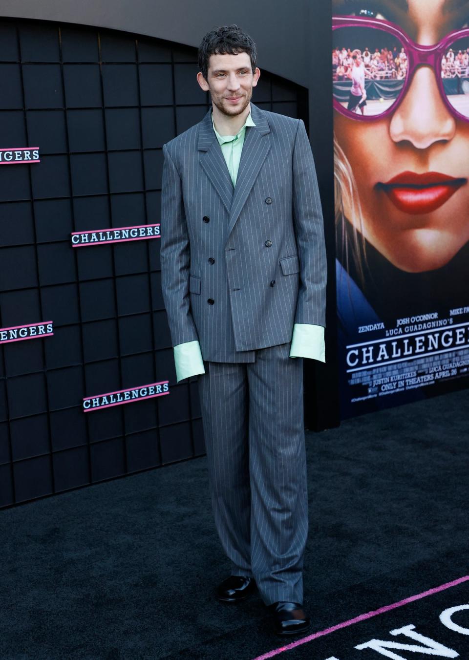 Josh O'Connor attends the premiere of 