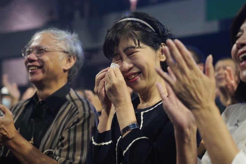 柯文哲舉辦演唱會，妻子陳佩琪聽到落淚。（圖／民眾黨提供）