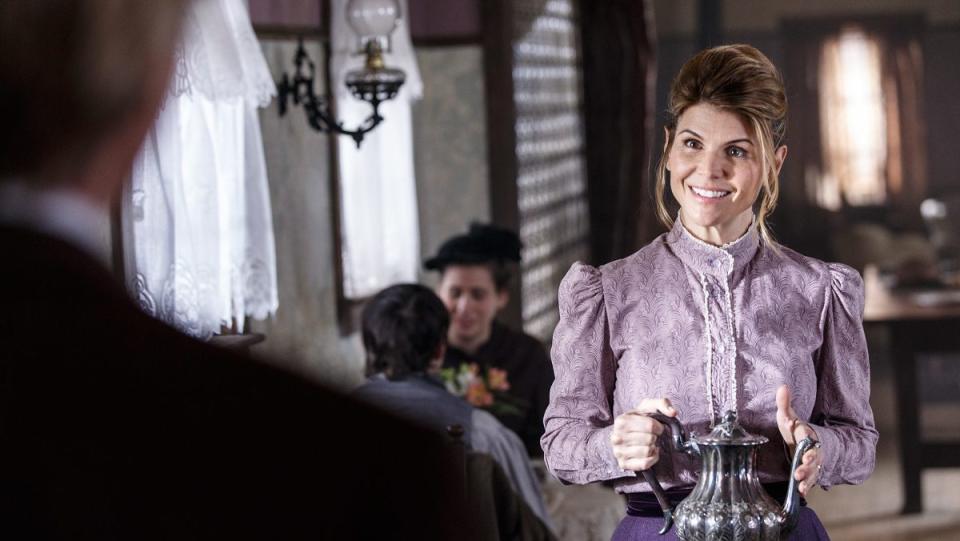 Lori Loughlin as Abigal Stanton in When Calls the Heart, 2014