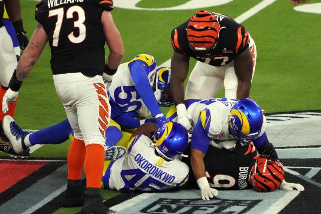 super bowl line rams bengals