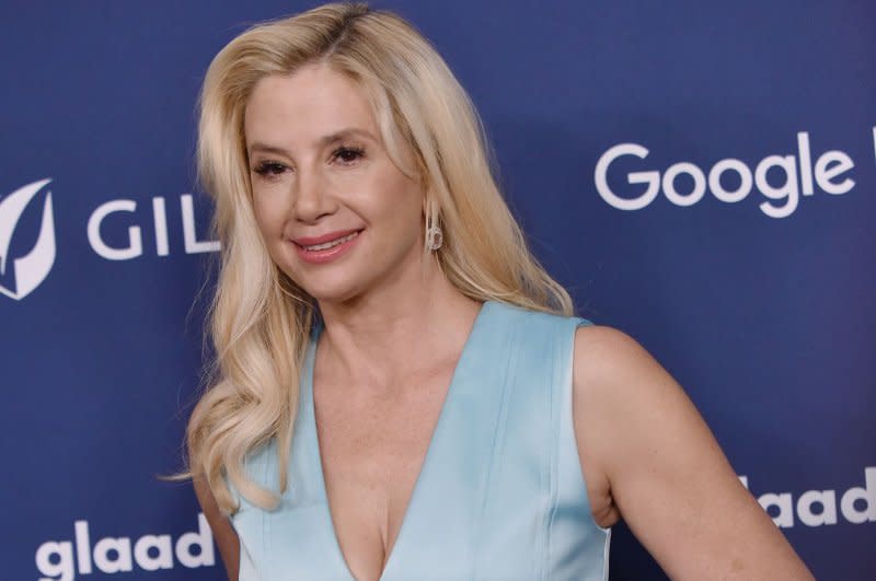 Mira Sorvino arrives on the red carpet for the GLAAD Media Awards at the Beverly Hilton in Beverly Hills, Calif., in 2022. File Photo by Chris Chew/UPI