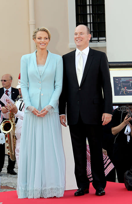 charlene-of-monaco-blue-dress