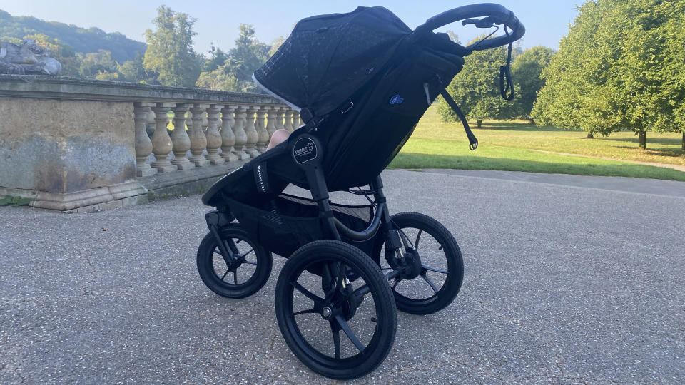 Baby Jogger Summit X3 Jogging Stroller: stroller close up