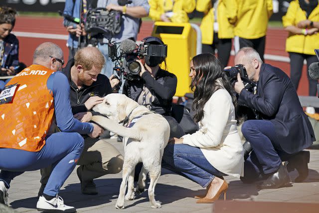 Aaron Chown/PA Images via Getty Prince Harry and Meghan Markle at the 2022 Invictus games in The Hague, the Netherlands.