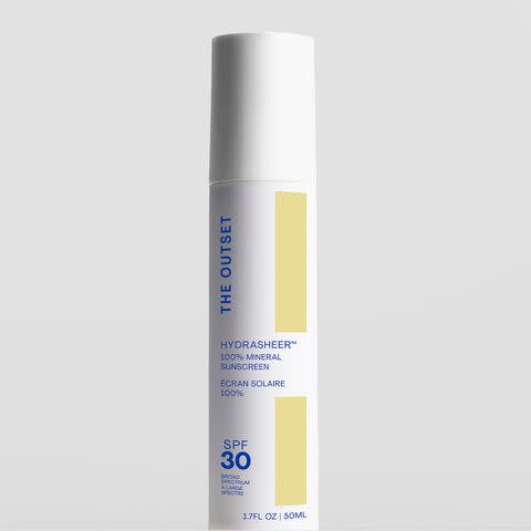 The Outset Hydrasheer 100% Mineral Sunscreen SPF 30