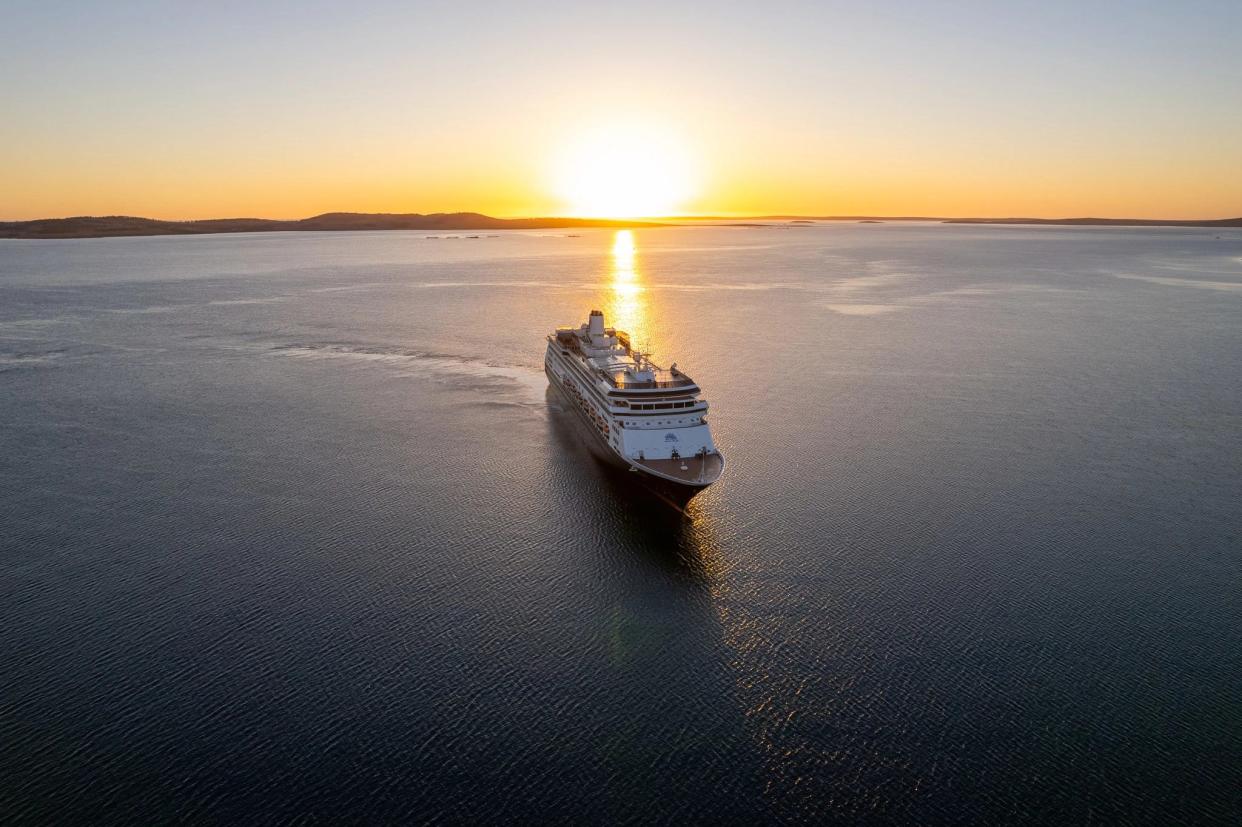 Holland America Line's Volendam ship.