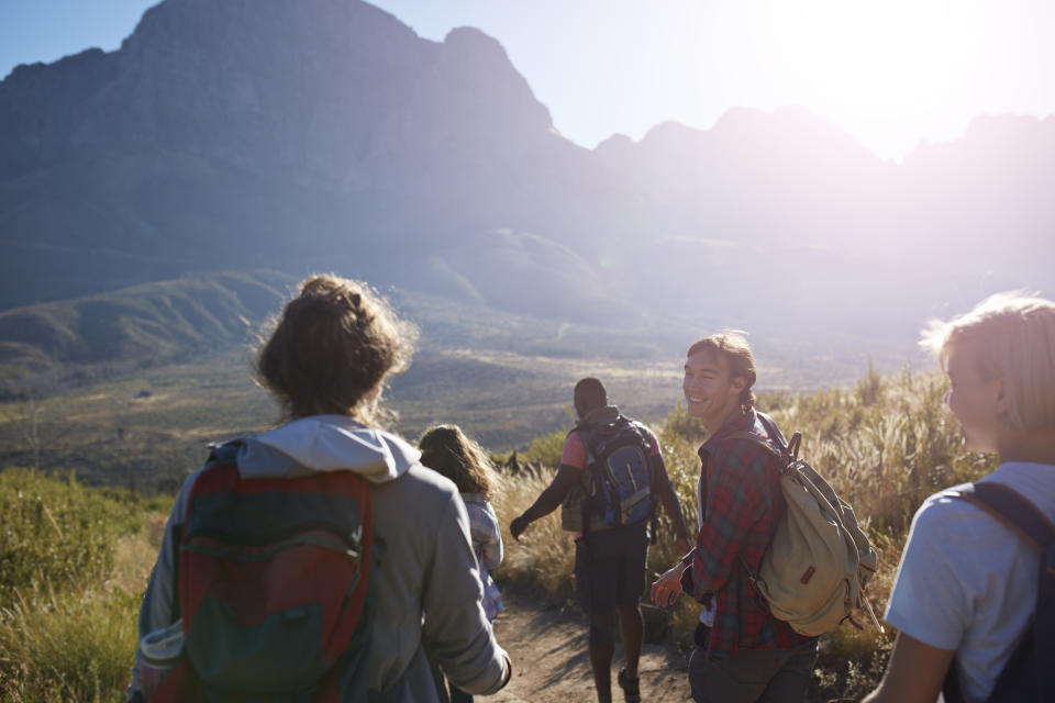 friends hiking