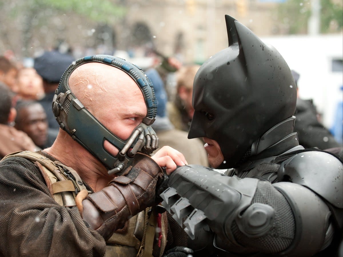 Batman and Bane in ‘The Dark Knight Rises' (Warner Bros)