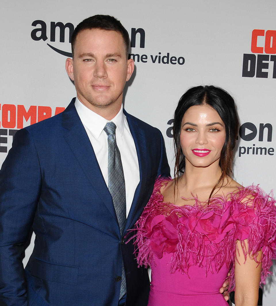 Jenna and Channing announced the end of their eight-year marriage in April. Photo: Getty