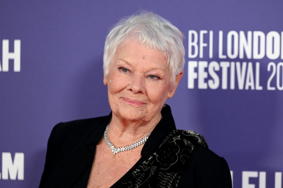Dame Judi Dench has revealed she almost gave up on her film career after a director told her she wasn’t attractive enough (Stuart C. Wilson/Getty)