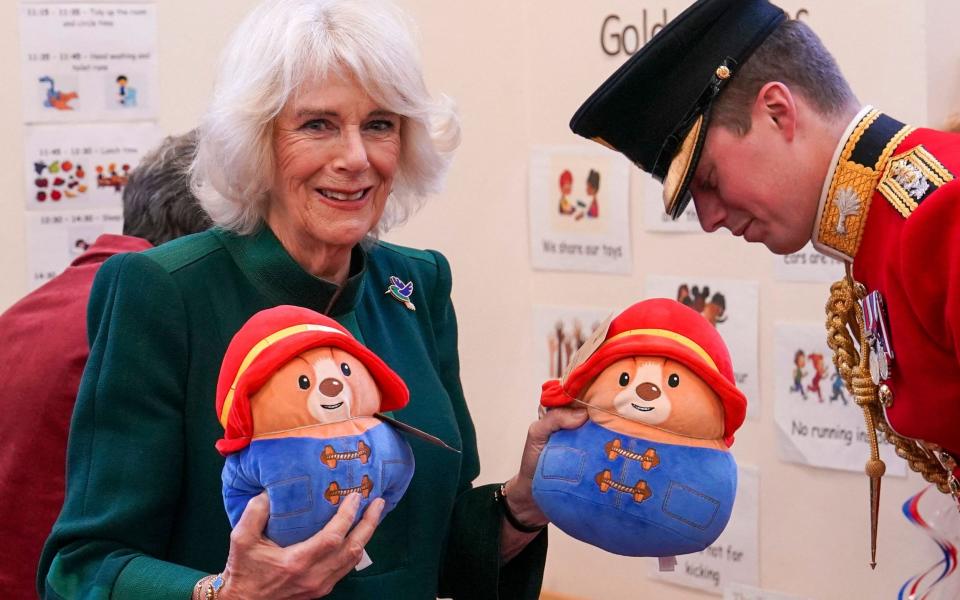 Camilla with Paddington Bear - Arthur Edwards/AFP