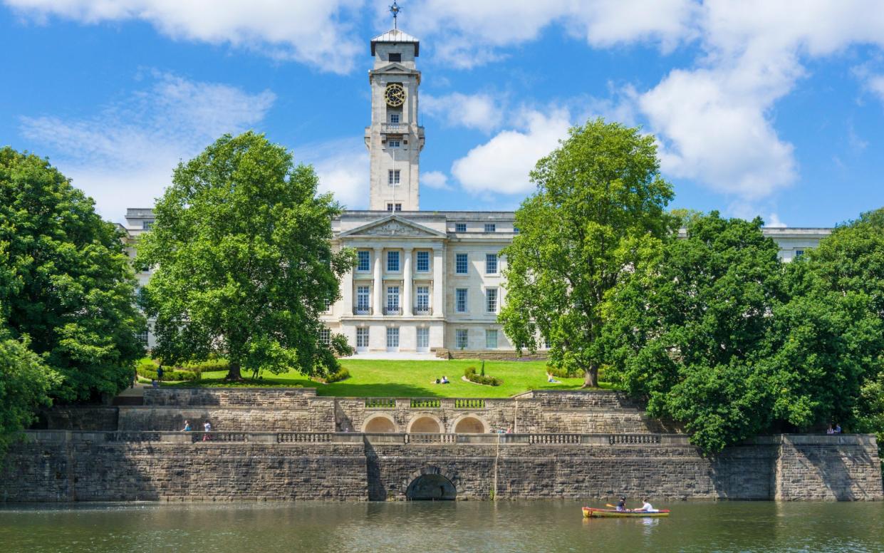 Nottingham University campus