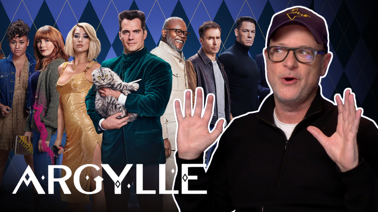  Director Matthew Vaughn discussing Argylle. 