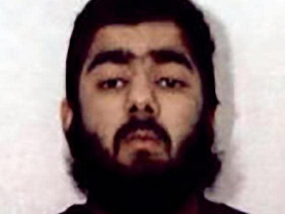 Usman Khan was imprisoned six years for terrorism offences before his release last year (AP)