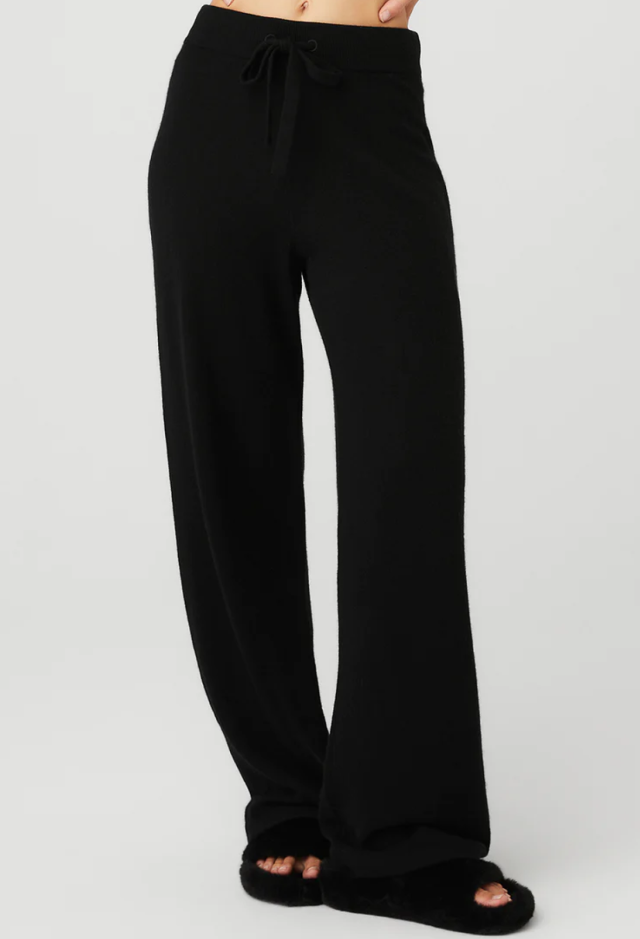 Cashmere Straight Leg Pant