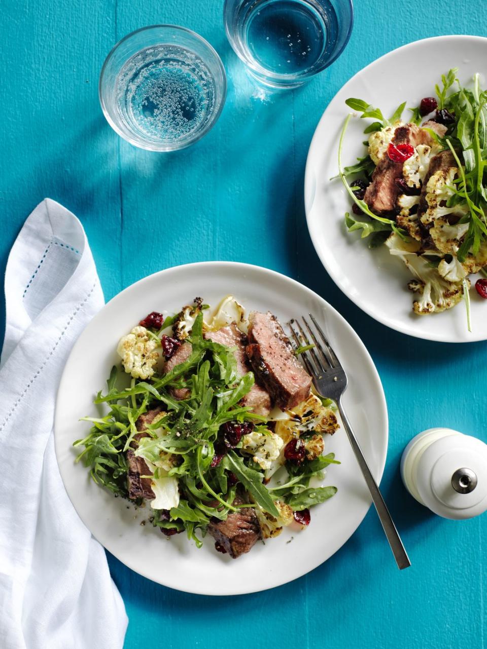 Steak Salad with Honey-Lemon Vinaigrette