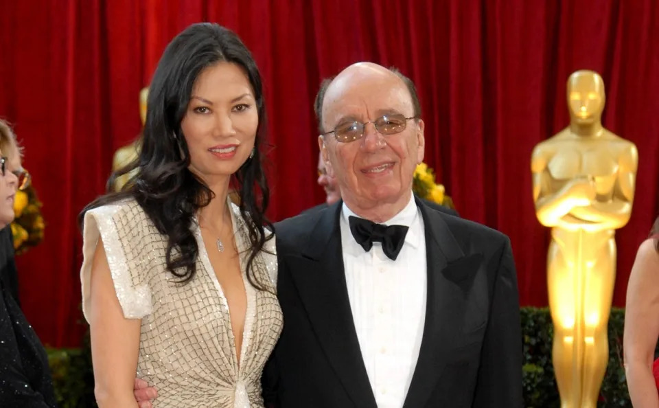 Rupert Murdoch and his then wife Wendi Deng in 2010 - Bob Riha, Jr./Getty Images