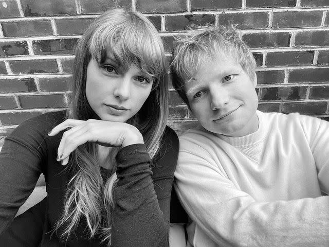 ed sheeran/ instagram Taylor Swift and Ed Sheeran