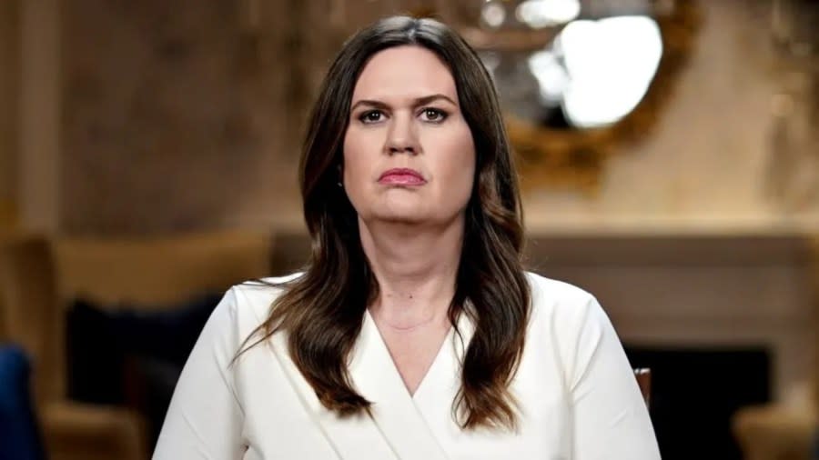 Arkansas Gov. Sarah Huckabee doubled down on her recent order to stop offering students college credit for a new Advanced Placement course in African American history. Here, Sanders prepares to deliver the Republican response to President Joe Biden’s State of the Union Address in February. (Photo: Al Drago-Pool/Getty Images)