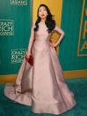 <p>Actress-rapper Awkwafina attends the premiere of “Crazy Rich Asians” at the TCL Chinese Theatre IMAX in Hollywood, California on 7 August. (PHOTO: Jean-Baptiste Lacroix/AFP) </p>