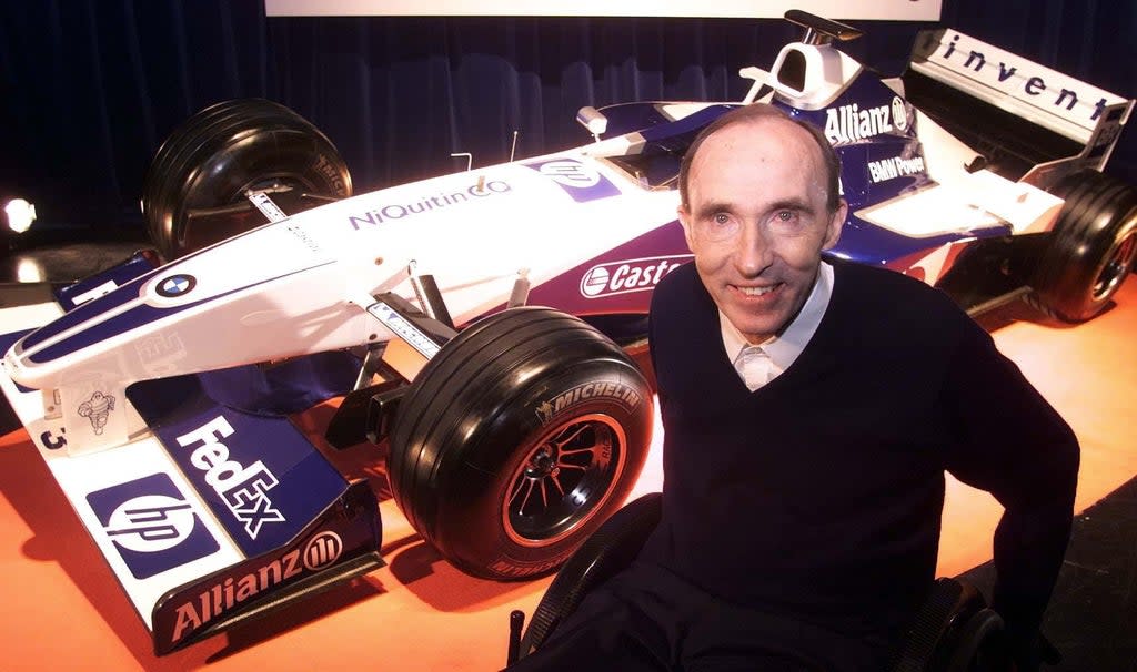 Formula One great Sir Frank Williams helped guide the team on to nine Constructors’ Championship title (Sean Dempsey/PA) (PA Archive)