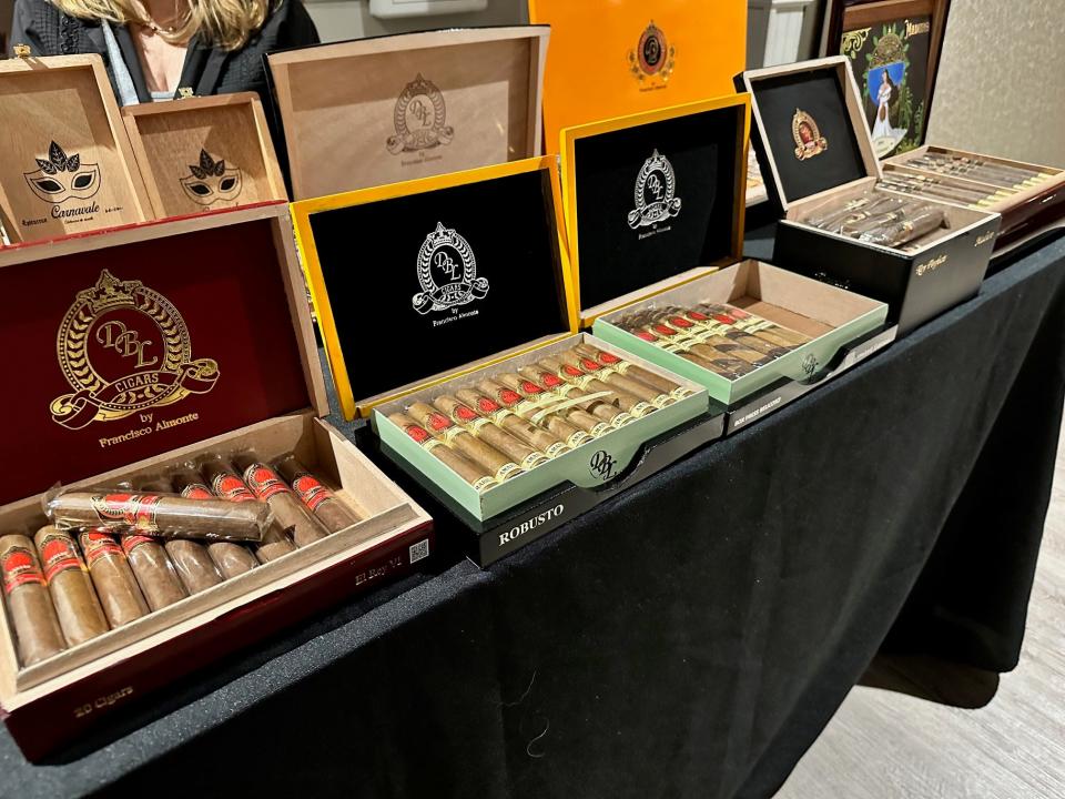 The Legends of Tennessee cigar section available for auction at Bearden Banquet Hall on February 23, 2024.