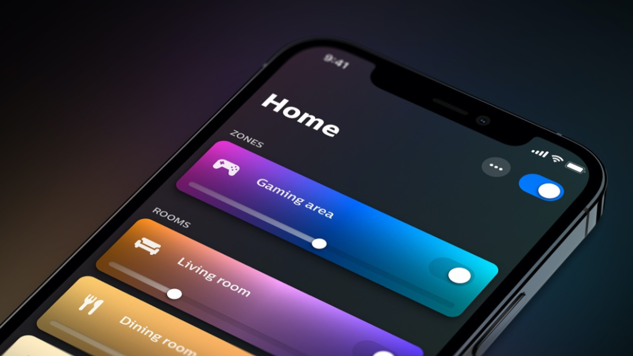  Philips Hue widgets. 