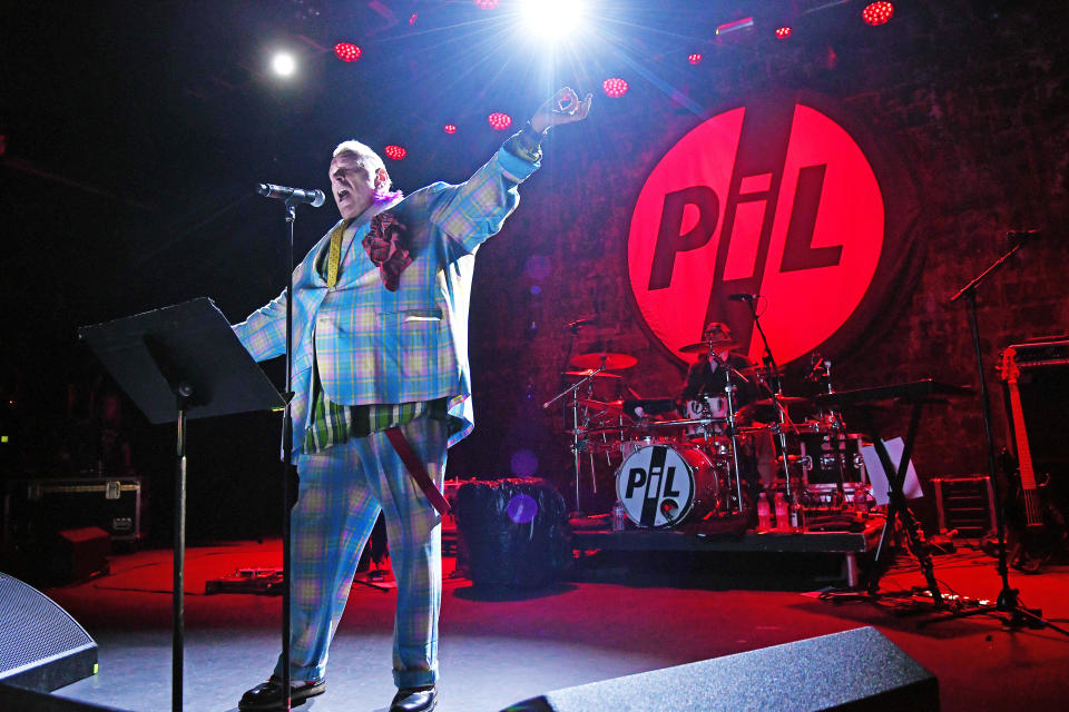 LONDON, ENGLAND - JUNE 16: (EDITORIAL USE ONLY) John Lydon of Public Image Ltd performs on stage at O2 Forum Kentish Town on June 16, 2022 in London, England. (Photo by Jim Dyson/Getty Images)