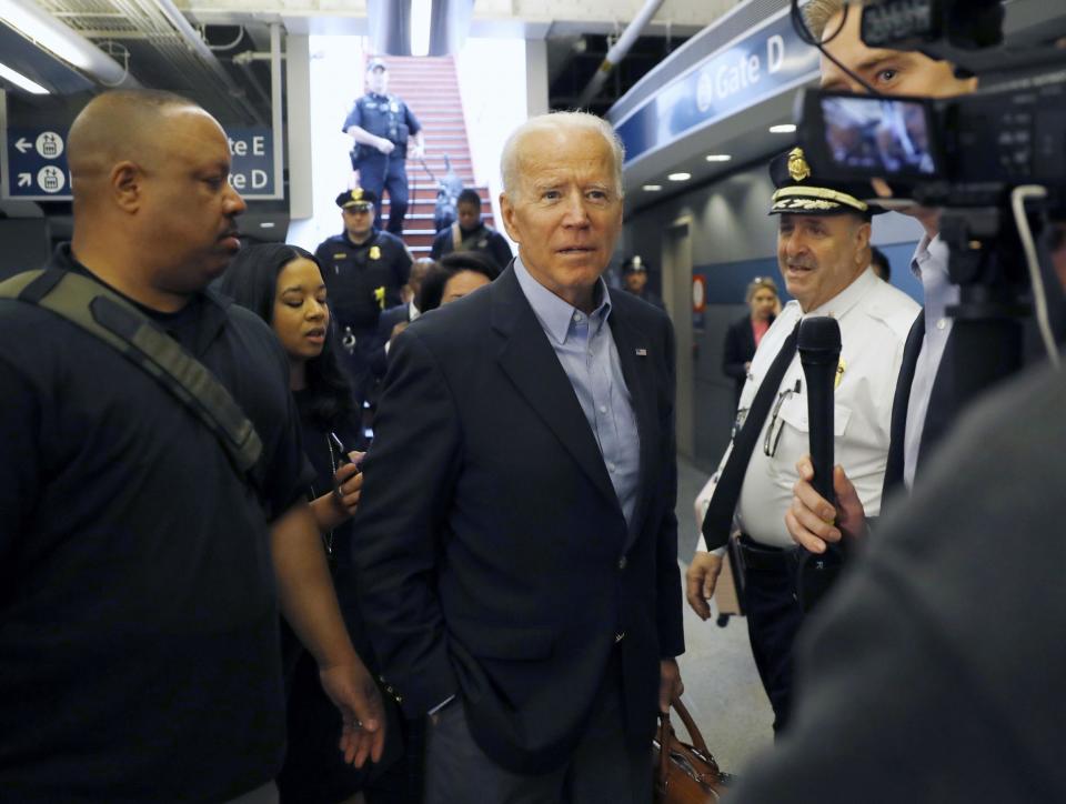 Former vice president Joe Biden has finally entered the battle for the White House, claiming the 2020 race would be nothing less than “a battle for the soul of this nation”.In one of the most highly anticipated, but widely expected steps of the election cycle, the Democrat from Delaware declared his intention to launch his third presidential bid.If he succeeds in securing the party’s nomination, it would mean the 2020 contest to lead the large and diverse country is a showdown between two white men aged in their 70s.In a video, accompanied by stirring score featuring strings and a piano, Mr Biden pointed to the deadly, far right violence that erupted in Charlottesville, Virginia, in the summer of 2017, as an example at what was at stake.“I believe history will look back on four years of this president and all he embraces as an aberrant moment in time,” he said. “But if we give Donald Trump eight years in the White House, he will forever and fundamentally alter the character of this nation, who we are, and I cannot stand by and let that happen.”Mr Trump, who had said “both sides” were to blame for the Charlottesville violence, was quick to respond, revealing what may become his nickname of choice for Mr Biden, should he end up facing him.“Welcome to the race Sleepy Joe. I only hope you have the intelligence, long in doubt, to wage a successful primary campaign,” the president tweeted.“It will be nasty – you will be dealing with people who truly have some very sick and demented ideas. But if you make it, I will see you at the starting gate.”Even before he officially entered, Mr Biden led among a large pool of declared and Democratic candidates, well ahead of Bernie Sanders, Kamala Harris, Elizabeth Warren, Pete Buttigieg and Beto O’Rourke. As someone positioned to centre left of the Democratic field, though not a solid progressive, it is likely he could take support from many of his rivals.Along with his name recognition, Mr Biden will expect to earn the votes of some African American voters, especially older ones, who admired the way he served Barack Obama as a loyal vice president.Asked whether he had received or sought the endorsement of the man with whom for eight years he ate lunch every week, he said he had asked him not to publicly back him. “Whoever wins this nomination should win it on their own merits,” said the former vice president, who has labelled himself a Obama-Biden Democrat.As it was, Obama, who reportedly persuaded Mr Biden not to run in 2016 as he felt Hillary Clinton would be a more better successor, let it be known on Thursday through a spokesman he had always valued his “knowledge, insight, and judgment throughout both campaigns and the entire presidency”.Mr Biden may start at the top of the polls of Democratic voters, but winning the party’s nomination is far from a given. Many will question whether, at the age of 76, he has left it too late to make what will be his third presidential bid.After a career of more than four decades in Washington, Mr Biden also has lots of baggage that will be scrutnised. Among this will be his associations with big businesses and corporations who have previously backed his campaigns, his championing of 1994 crime bill that proportionately impacted communities of colour, and his 1991 questioning of Anita Hill during the confirmation hearing for Supreme Court Justice Clarence Thomas.Many have accused him of both misogyny and racism over the episode. On Thursday, the New York Times reported Mr Biden had called Ms Hill to apologise. She had not been quick to forgive him. “I cannot be satisfied by simply saying I’m sorry for what happened to you. I will be satisfied when I know there is real change and real accountability and real purpose,” she told the newspaper.More recently, a number of women have come forward to highlight instances of so-called inappropriate touching by Mr Biden, something he apologised for, which for which he is referred to by some as “Creepy Joe”.Many in the progressive wing of the Democratic Party, fresh from a victory in the 2018 midterms that saw greater number of women and people of colour elected to congress than ever before, believe Mr Biden candidacy would not represent the future.“Joe Biden is going to regret this decision,” Matt Gorman, a former official at the National Republican Congressional Committee, an arm of the Republican Party, told Reuters. “His candidacy will not only rehash his very long record in public life, but allow his opponents to subtly argue he is too old and too moderate to be the Democratic standard-bearer.”The Progressive Change Campaign Committee, which backs senator Elizabeth Warren of Massachusetts, said Mr Biden’s centrist record could be a hindrance.Adam Green, the group’s co-founder, said: “If Joe Biden positions himself as the political insider from yesteryear who says big ideas like universal childcare, student debt relief and a wealth tax on ultra-millionaires are not possible, he would be an easy foil.”