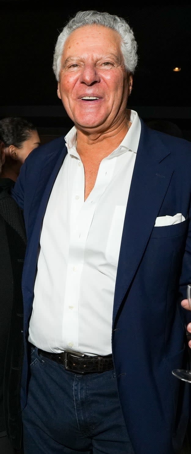 Vittorio Assaf in a blazer shirt and pants at an event